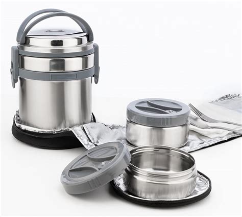 signoraware steel lunch box with tumbler|vaccum insulated lunch box.